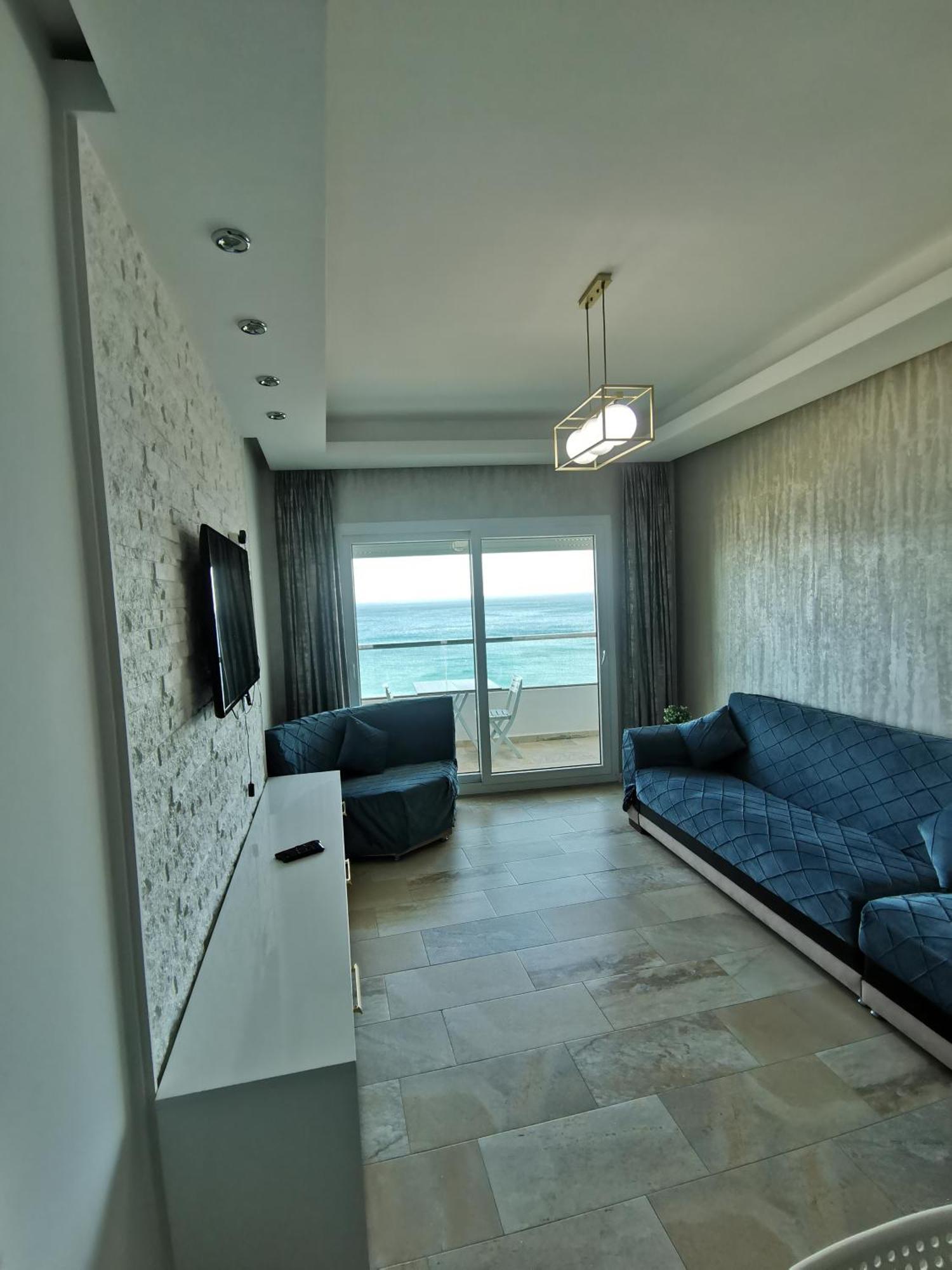 Appartf3 Vue Panoramique Sur Mer Residence Vista Del Mar Fnideq Dış mekan fotoğraf