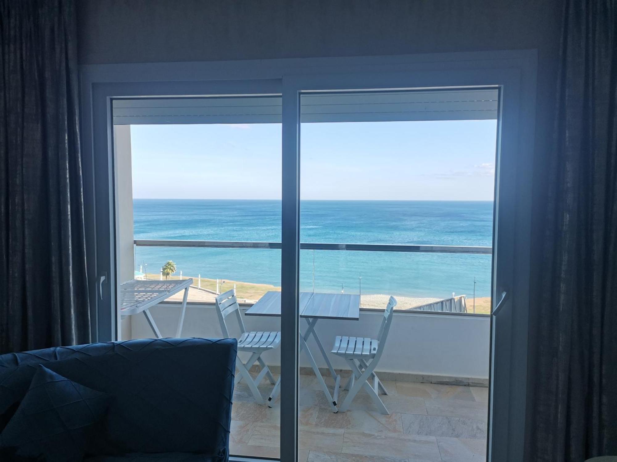 Appartf3 Vue Panoramique Sur Mer Residence Vista Del Mar Fnideq Dış mekan fotoğraf