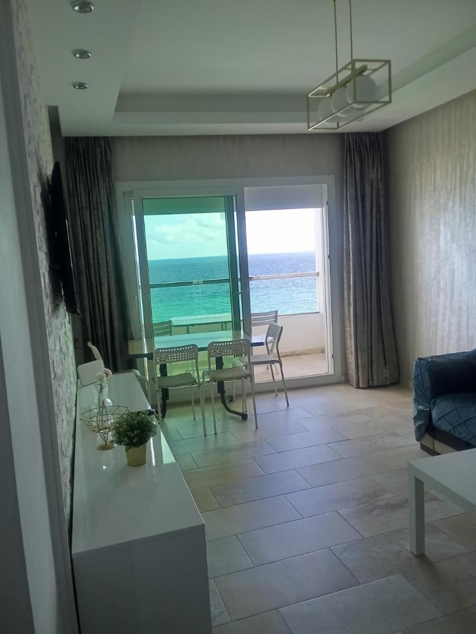 Appartf3 Vue Panoramique Sur Mer Residence Vista Del Mar Fnideq Dış mekan fotoğraf